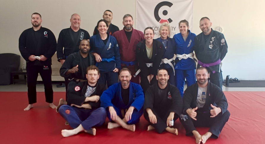 Un profesor también tiene que seguir aprendiendo. Jiu Jitsu en U.S.A.